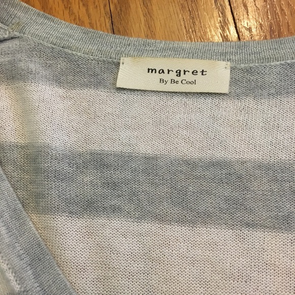 Striped cardigan with buttons - Picture 3 of 3